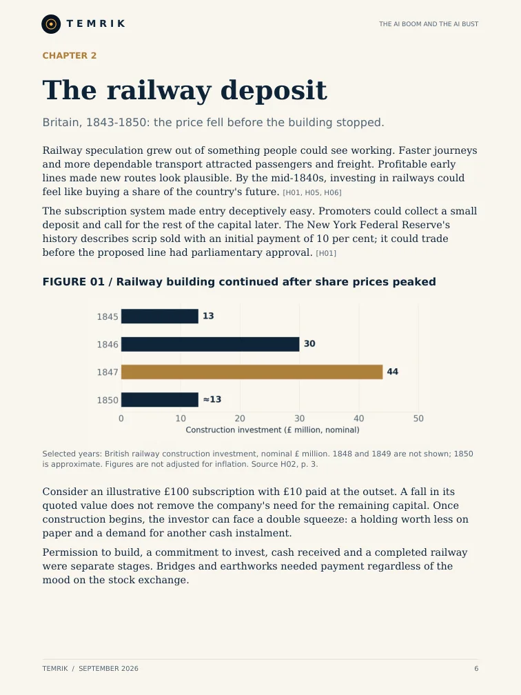 Actual ebook page 6: The railway deposit
